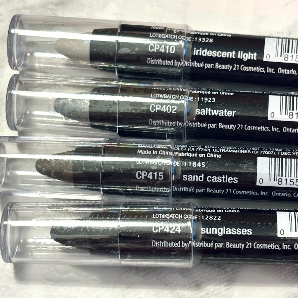 Lot of 6 New Unopened L.A. Colors Eye Makeup Eyeshadow and Eyeliner Pencils